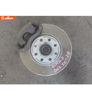 DISCO FUSELLO MONTANTE MOZZO SX OPEL - CORSA D - MOD. 05/06 - 01/11 1.2 BENZINA