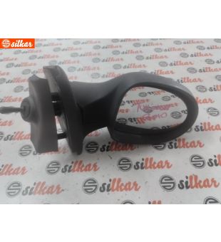 SPECCHIETTO RETR. DX RENAULT - TWINGO - MOD. 06/07 - 01/12 PLASTICA NERO