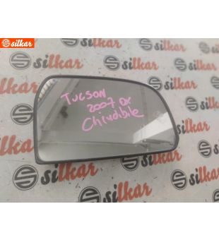 PIASTRA SPECCHIETTO RETR. DX HYUNDAI - TUCSON - MOD. 01/04 - 12/10 CHIUDIBILE