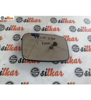 PIASTRA SPECCHIETTO RETR. DX VOLVO - S70 - V70 - MOD. 07/00 - 12/04